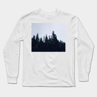 Dark Winter Trees Long Sleeve T-Shirt